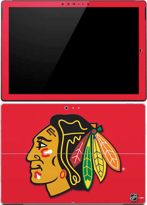 NHL Chicago Blackhawks Solid Background Surface Pro (2017) Skin